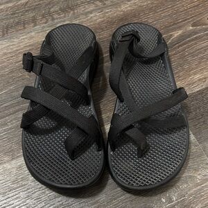 Chaco Black Adjustable Strap Sandals